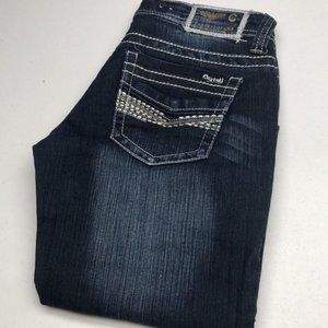 LIKE NEW VINTAGE CARRELI FLARE BOOT JEANS 28x33 ⭐️